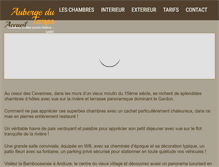 Tablet Screenshot of chambres-hotes-anduze.com